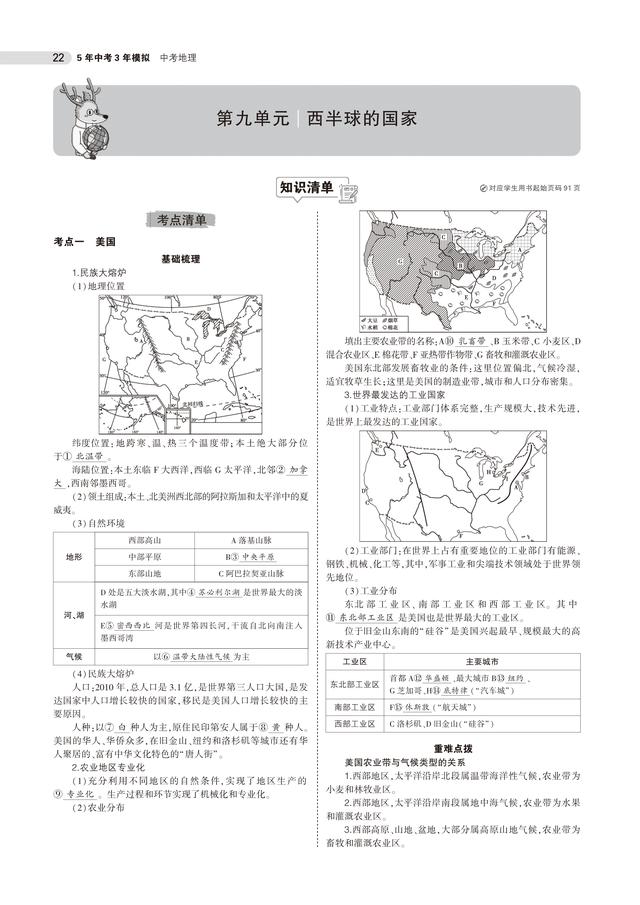 八年级地理中考知识点图文，八年级地理中考知识点总结