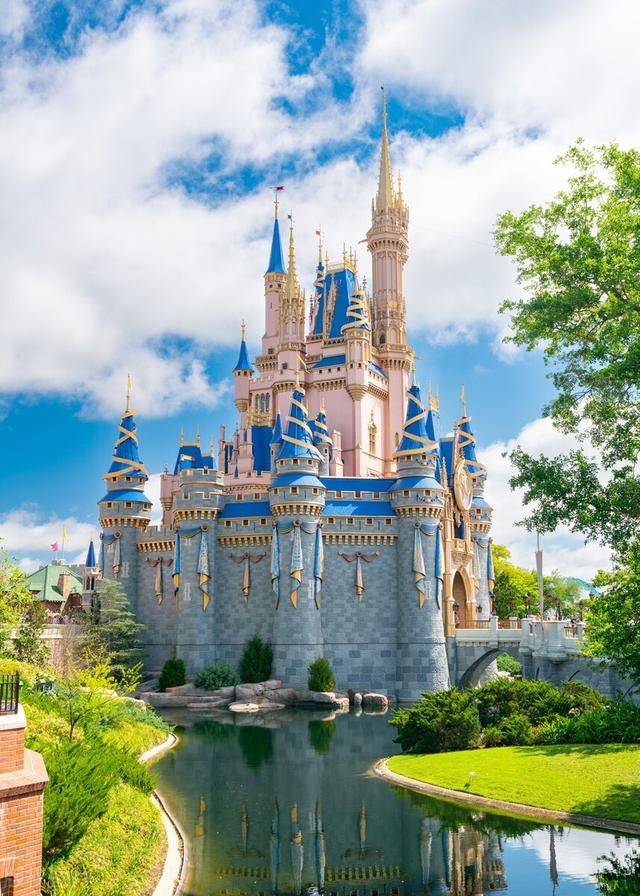 迪士尼城堡背景图高清，迪士尼城堡背景图夜晚高清壁纸