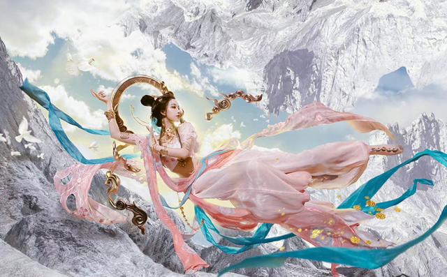 敦煌飞天仙女图Q版，敦煌飞天q版图片