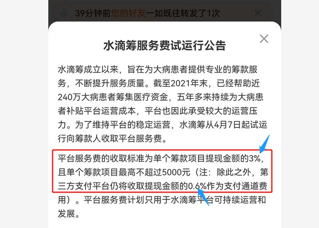 水滴筹平台收取多少手续费70%,水滴筹平台收取多少手续费700