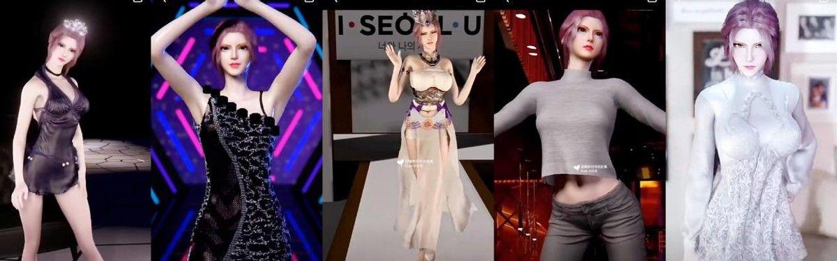 比比东化身百变女王，黑丝长裙彰显性感，T台开衩大秀美腿