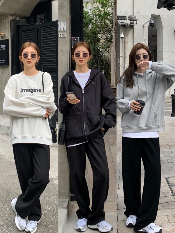 黑色阔腿裤搭配什么上衣好看,黑色阔腿裤配什么鞋子