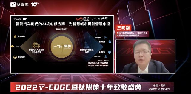 商汤王晓刚绝影要做智能汽车时代的_AI_核心供应商｜钛媒体T-EDGE