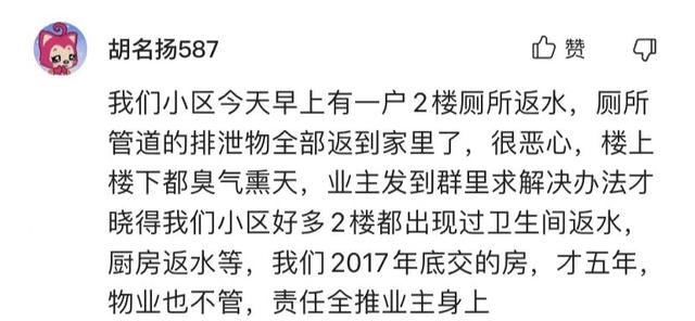 新楼盘二楼还存在下水管堵吗，二楼卫生间粪水倒灌解决办法